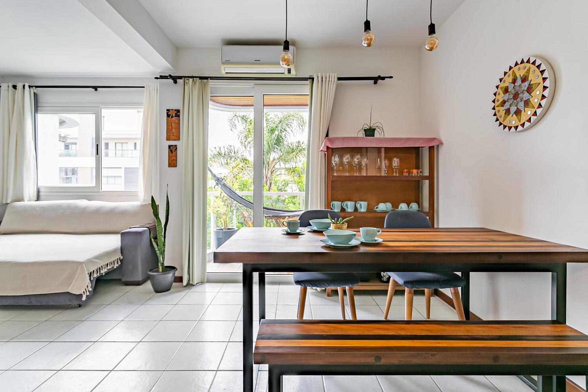 Apartamento Top No Novo Campeche, Completo, Luminoso, A 50 M Da Praia Florianópolis Dış mekan fotoğraf
